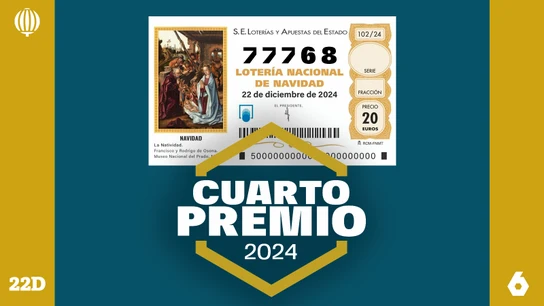 Primer cuarto premio de la Lotería de Navidad 2024 Primer cuarto premio de la Lotería de Navidad 2024